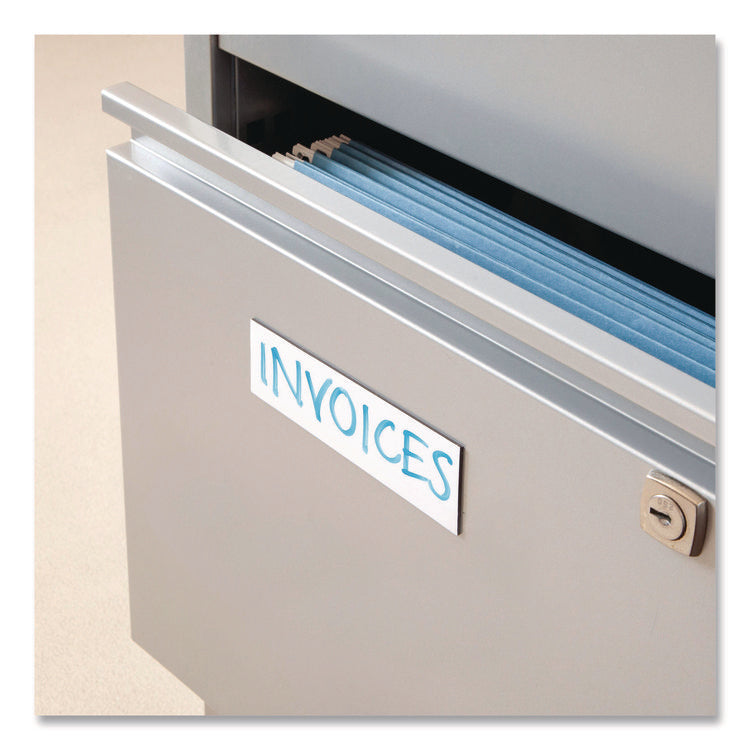 Dry Erase Magnetic Tape Roll, 2" x 50 ft, White