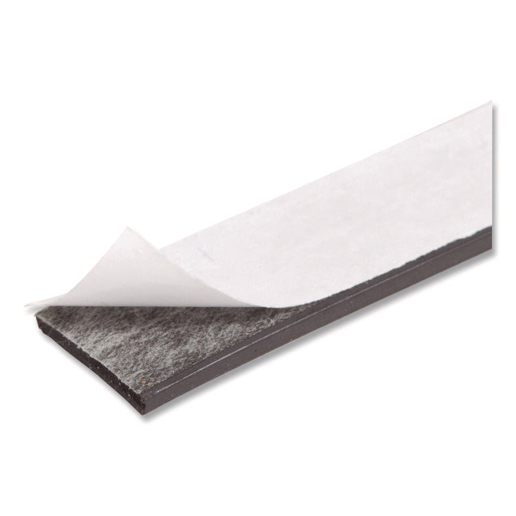 Magnetic Adhesive Tape Roll, 0.5" x 7 ft, Black