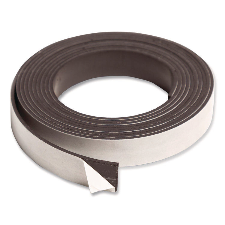 Magnetic Adhesive Tape Roll, 0.5" x 7 ft, Black