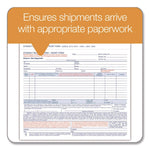 Bill of Lading - Short Form for Up to Ten Articles, Three-Part Carbonless, 8.5 x 6.94, 50 Forms Total