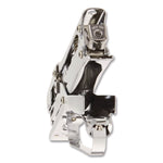 Lightweight Clipper Stapler, 20-Sheet Capacity, 2.63" Throat, Chrome