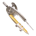 Ball Bearing Compass, 13" Diameter, Metal, Metallic Color