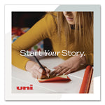 Rollerball Pen, Stick, Extra-Fine 0.5 mm, Blue Ink, Black/Blue Barrel, Dozen