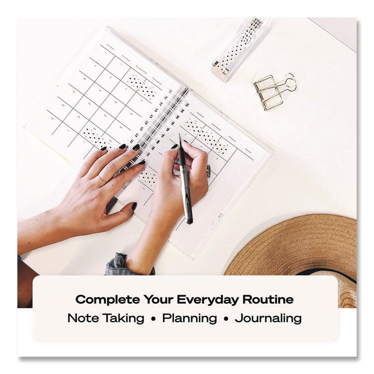 207 Impact Gel Pen, Stick, Bold 1 Mm, Black Ink, Silver/black Barrel