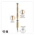 Signo Impact Gel Pen, Stick, Bold 1 mm, Assorted Metallic Ink and Barrel Colors, 3/Pack