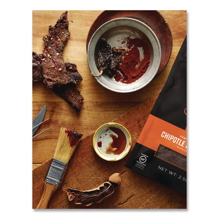 Real Steak Jerky, Chipolte Cracked Pepper, 2.5 Oz Bag