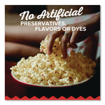 Gourmet Microwave Popcorn, Butter, 3.29 Oz Bag, 36/carton