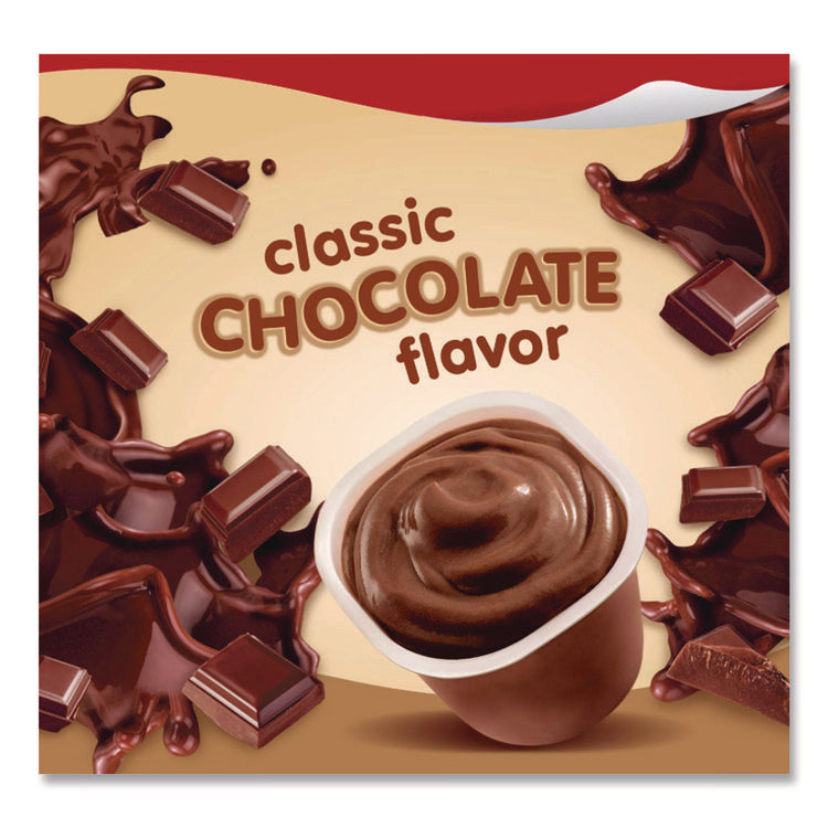 Pudding Cups, Chocolate, 3.5 Oz Cup, 48/carton