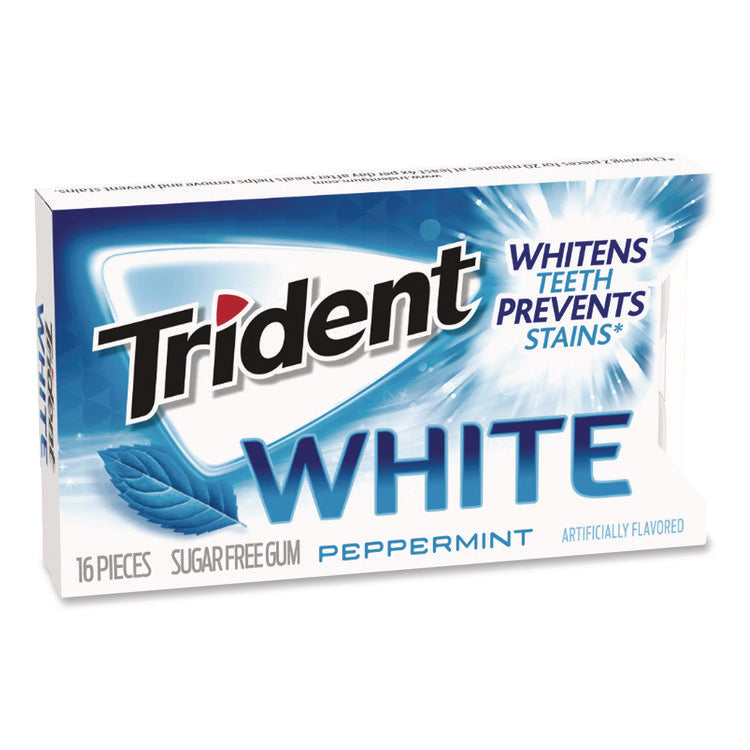 Sugar-Free Gum, Peppermint, 12 Sticks/pack, 9 Packs/box