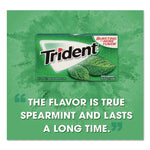 Sugar-Free Gum, Spearmint, 14 Sticks/pack, 12 Packs/box