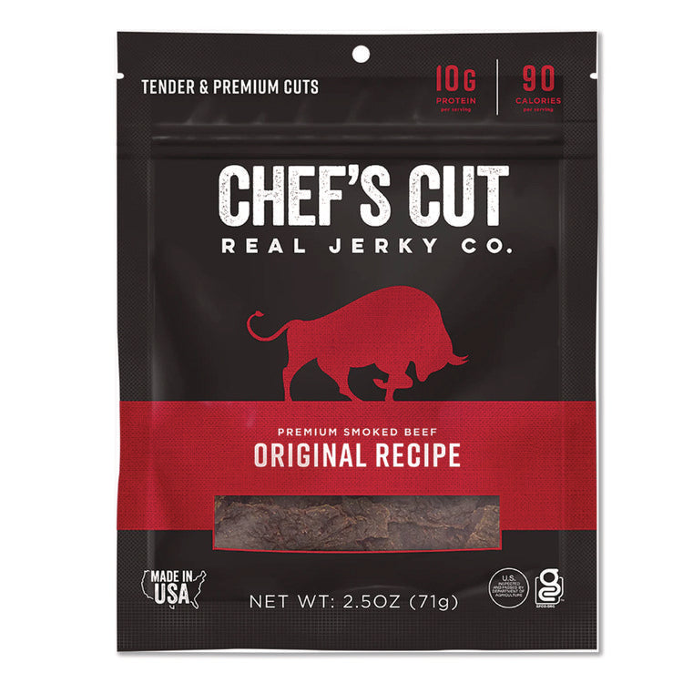 Real Steak Jerky, Original Recipe, 2.5 Oz Bag