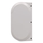 Compact Vertical 2-Roll Coreless Tissue Dispenser, 14.06 X 6.69 X 8.19, White