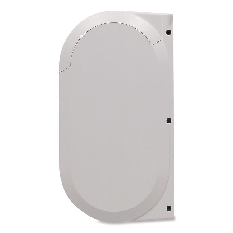 Compact Vertical 2-Roll Coreless Tissue Dispenser, 14.06 X 6.69 X 8.19, White