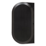 Compact Vertical 2-Roll Coreless Tissue Dispenser, 14.06 X 6.69 X 8.19, Black