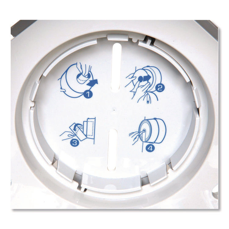 Sofpull Twin High-Capacity Center-Pull Dispenser, 20.13 X 7 X 10.75, Smoke