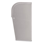 Compact Quad Vertical 4-Roll Coreless Dispenser, 11.75 x 6.9 x 13.25, Stainless Steel