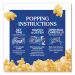 Microwave Popcorn, Butter, 2.75 Oz Bag, 36/carton
