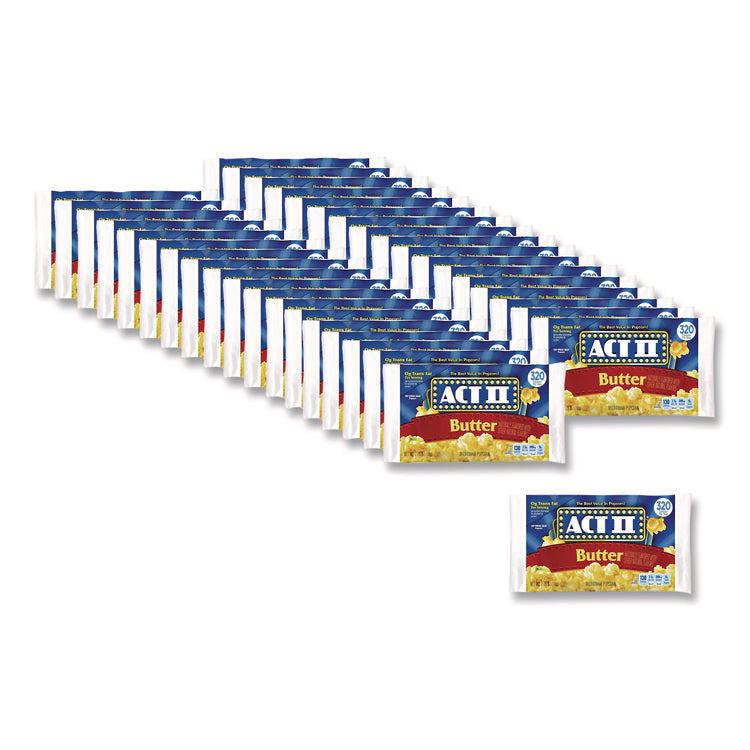 Microwave Popcorn, Butter, 2.75 Oz Bag, 36/carton