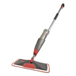 Reveal Microfiber Spray Mop Kit, Microfiber Head, 54.5" Silver/black Handle