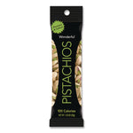 Wonderful Pistachios, Roasted And Salted, 1.25 Oz Tube, 12/box