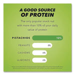 Wonderful Pistachios, Roasted And Salted, 1.25 Oz Tube, 12/box