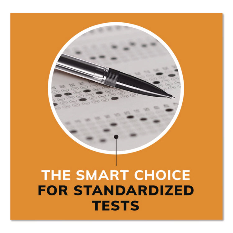 Xtra Smooth Mechanical Pencil, 0.7 mm, HB (#2), Black Lead, Clear Barrel, 40/Pack