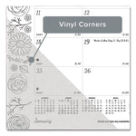 Monthly Desk Pad Calendar, DoodlePlan Coloring Pages, 17.75 x 10.88, Black Binding, Clear Corners, 12-Month (Jan-Dec): 2025