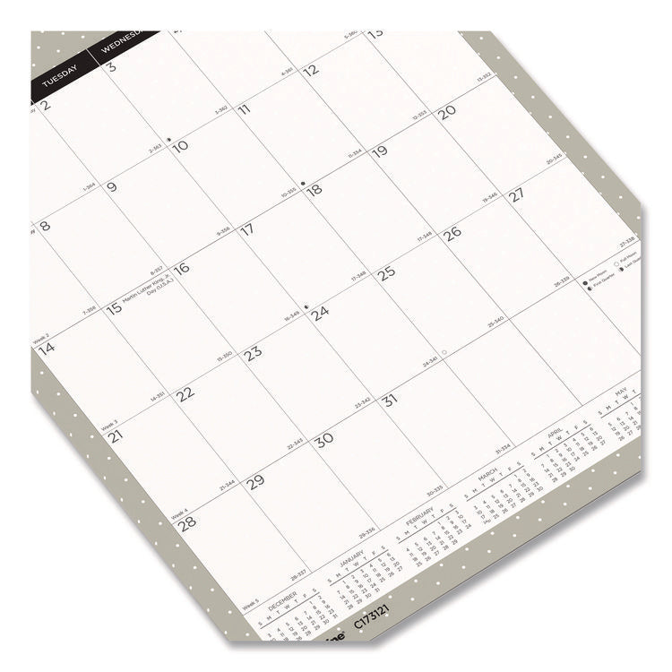 12-Month Wall Calendar, Succulent Plants Photography, 12 x 17, White/Multicolor Sheets, 12-Month (Jan to Dec): 2025