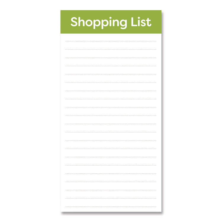 Fridge Planner Magnetized Monthly Calendar with Pads + Pencil, 14 x 13.5, Yellow/Green Sheets, 17-Month: Aug 2024 to Dec 2025