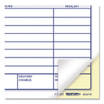 Delivery Receipt Book, Three-Part Carbonless, 6.38 x 4.25, 50 Forms Total