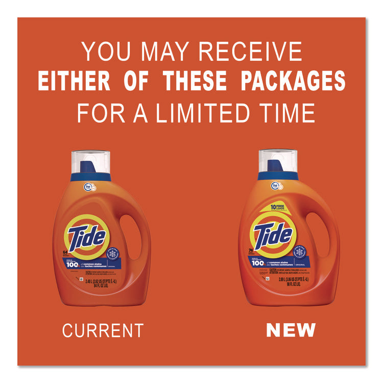 HE Laundry Detergent, Original Scent, Liquid, 64 Loads, 84 oz Bottle