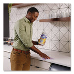 Dual Action Disinfecting Wipes, 1-Ply, 7 x 7.5, Citrus, White/Purple, 75/Canister