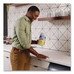 Disinfecting Wipes, 1-Ply, 7 x 7.25, Lemon and Lime Blossom, White, 80 Wipes/Canister, 6 Canisters/Carton
