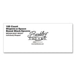 Dispens-a Spoon, Individually Wrapped, Mediumweight Spoon, Plastic, Black, 100/Box