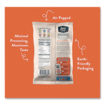 Snack Organic No Cheese Cheesiness Popcorn, Cheese, 0.88 oz Bag, 18/Carton