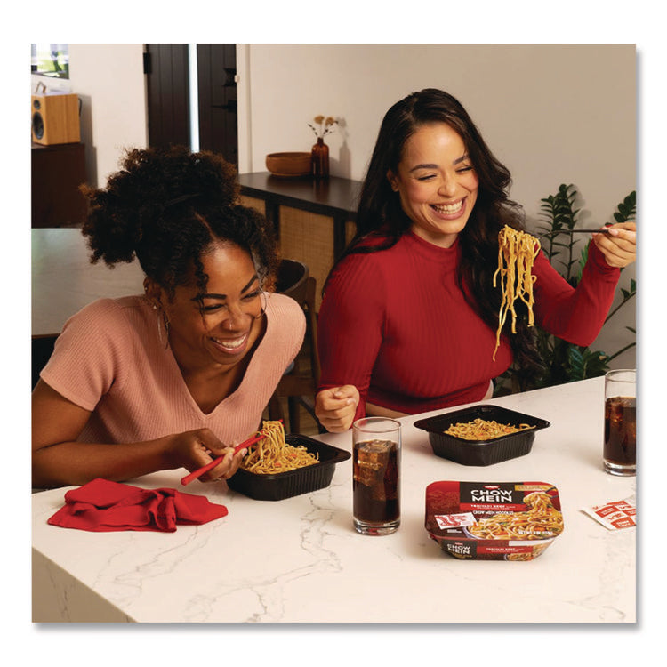 Teriyaki Beef Chow Mein Noodles, 4 oz Bowl, 8/Carton