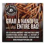 Dill Pickle Pretzel Sticks, 3 oz Bag, 15/Carton