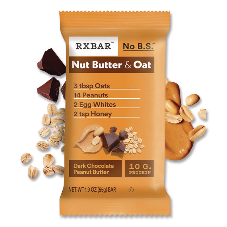 Gluten-Free Peanut Butter Dark Chocolate Protein Bar, 1.9 oz Bar, 12/Box