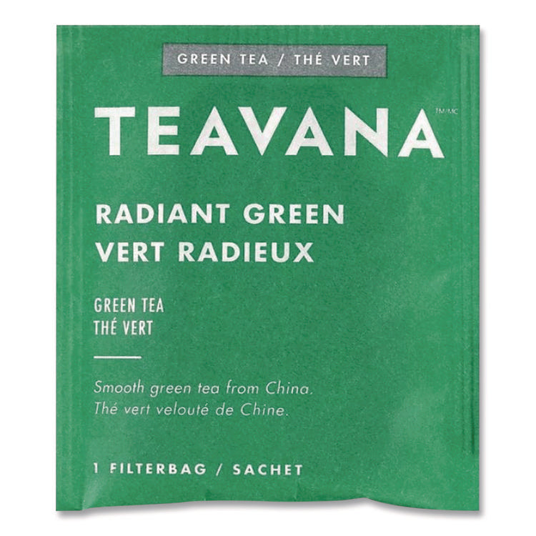Teavana Tea Bags, Radiant Green, 0.09 oz, 24/Box
