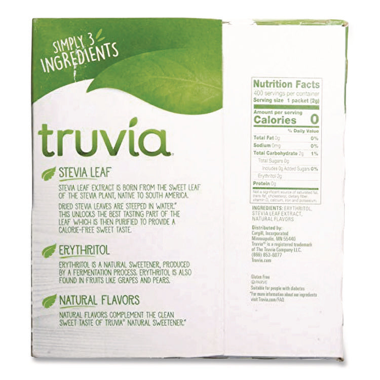 Natural Sugar Substitute, 0.07 oz Packet, 400/Box