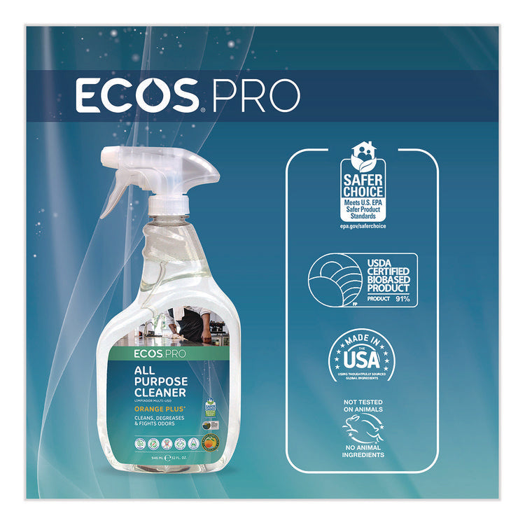 Orange Plus All-Purpose Cleaner and Degreaser, Citrus Scent, 32 oz Spray Bottle