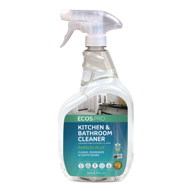 Parsley Plus All-Purpose Kitchen and Bathroom Cleaner, 32 oz Spray Bottle