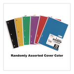 Spiral Notebook, 1-Subject, Medium/College Rule, Randomly Assorted Cover Color, (70) 10.5 x 7.5 Sheets