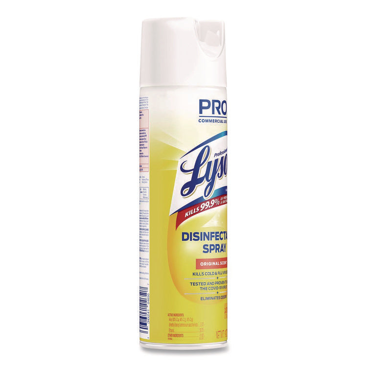 Disinfectant Spray, Original Scent, 19 Oz Aerosol Spray