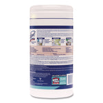 Disinfecting Wipes, 1-Ply, 7 x 7.25, Crisp Linen, White, 80 Wipes/Canister, 6 Canisters/Carton