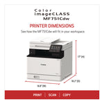 imageCLASS MF751Cdw Wireless Multifunction Laser Printer, Copy/Print/Scan