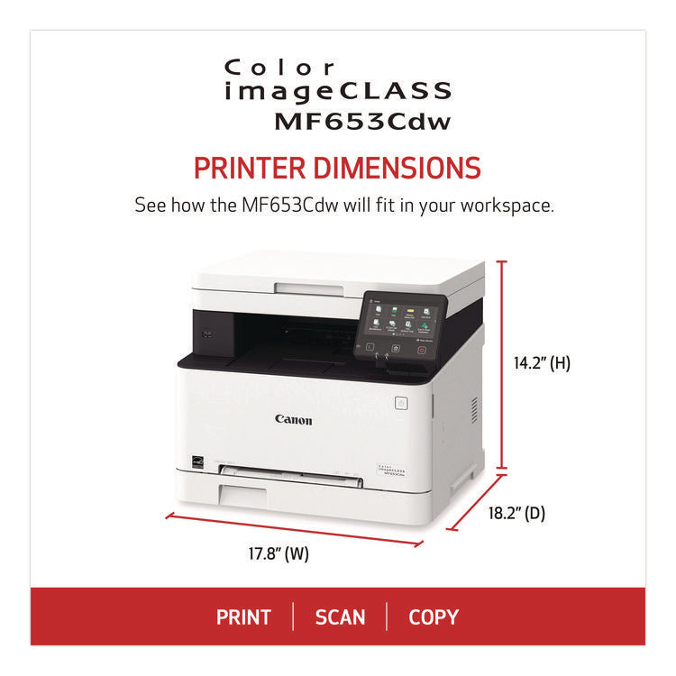 imageCLASS MF653CDW Wireless Multifunction Laser Printer, Copy/Print/Scan