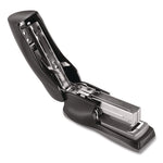 Flat Clinch Stapler, 40-Sheet Capacity, Black