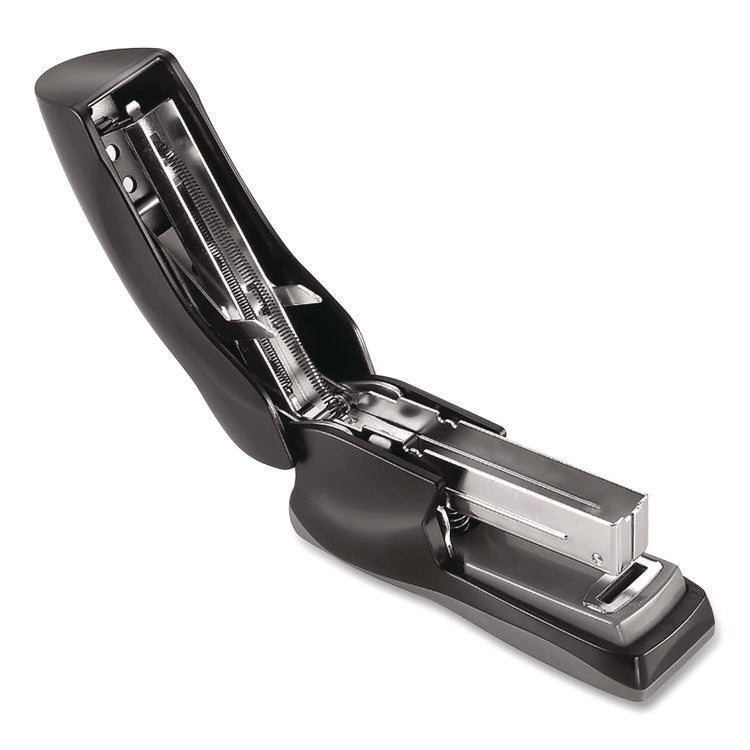 Flat Clinch Stapler, 40-Sheet Capacity, Black