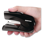 Flat Clinch Stapler, 40-Sheet Capacity, Black